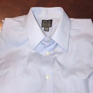 JOS A BANK Dress Shirt (baby blue)